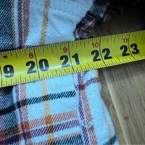 Natural Reflections Plaid Sherpa Lined Hooded Jacket Shacket L/G - Picture 9 of 10